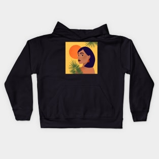 Sunset jungle Kids Hoodie